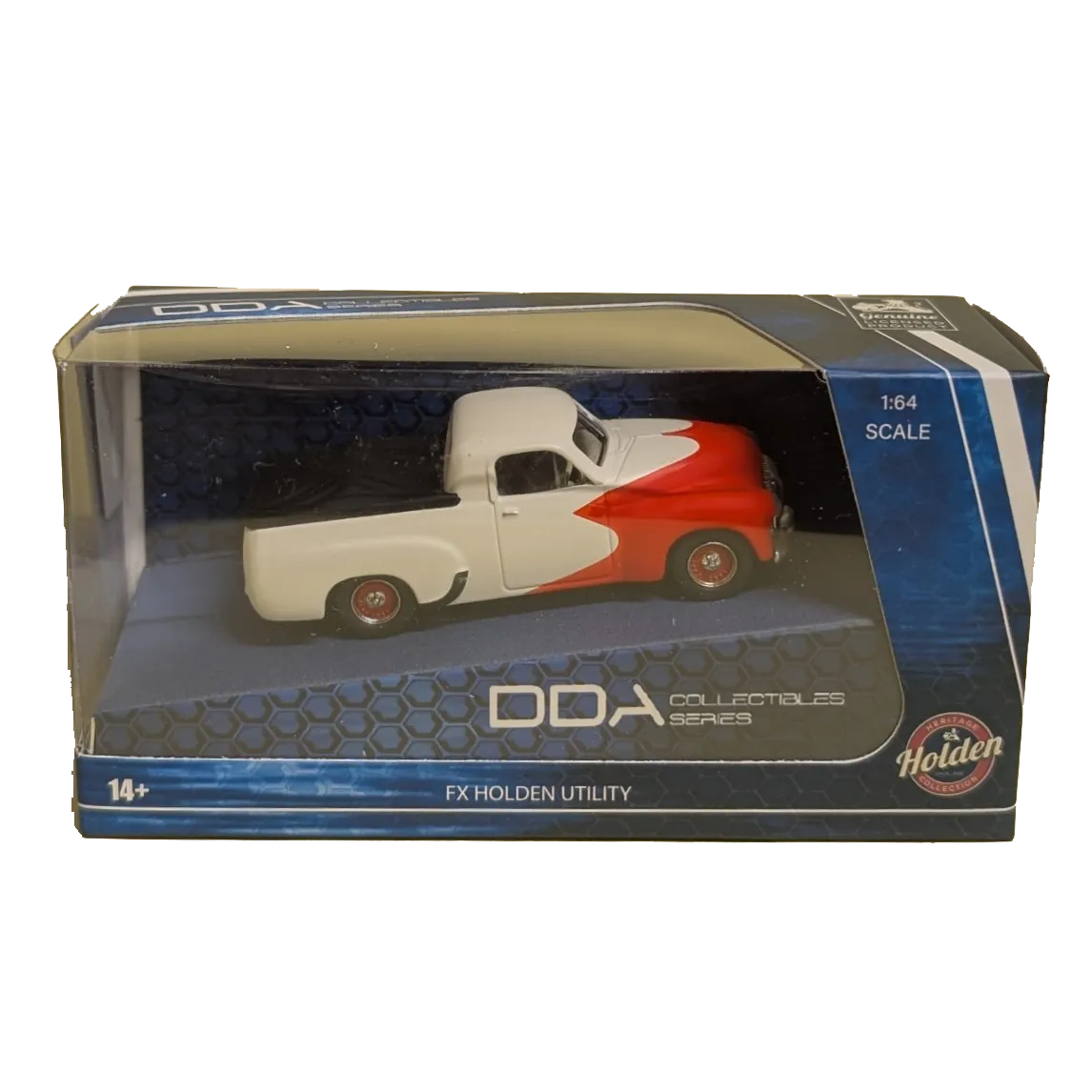 1948 FX Holden Cream/Red Ute, 1:64 Scale Diecast Car