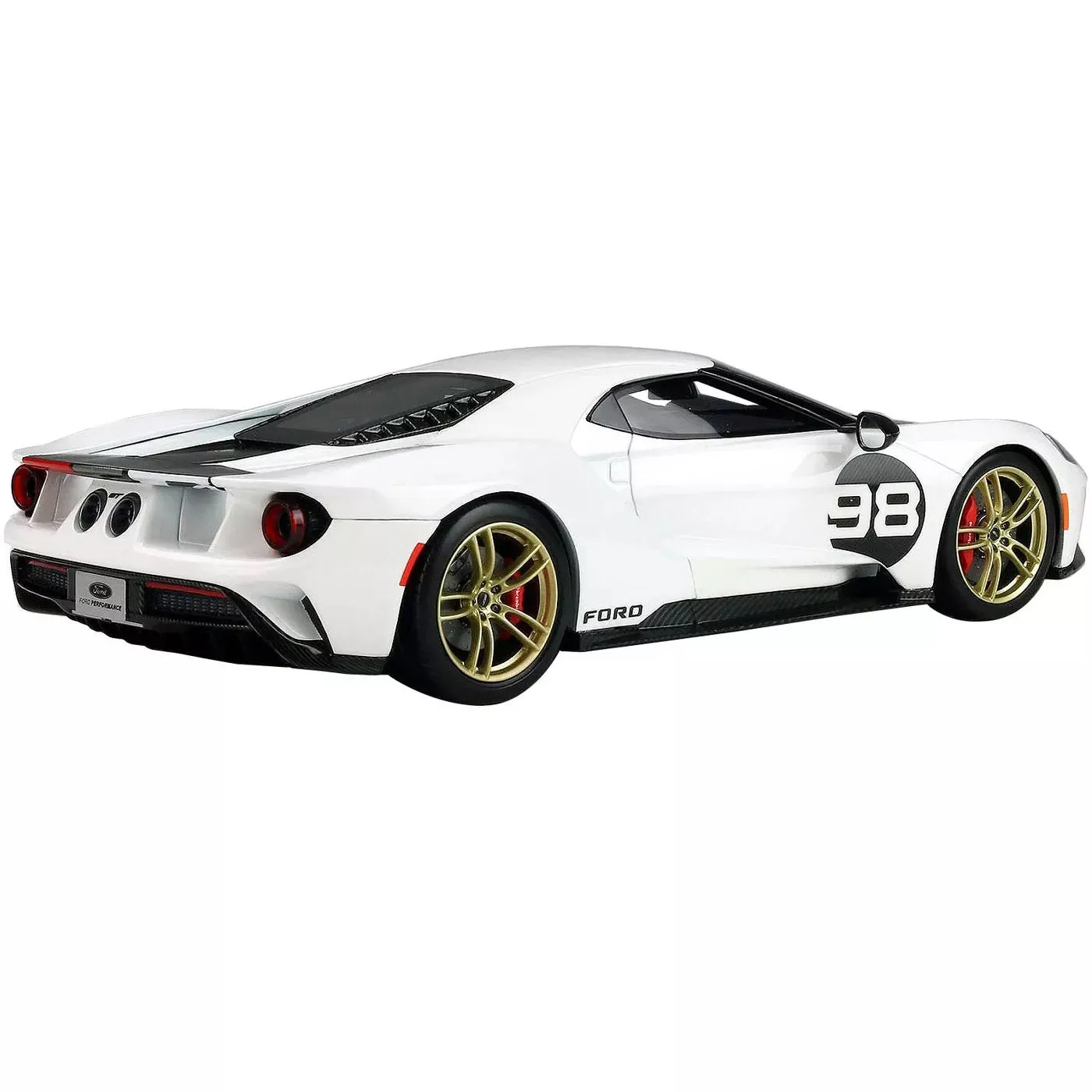 2021 Ford GT #98 1966 Daytona 24Hr Heritage Edition, 1:18 Scale Resin Diecast Model