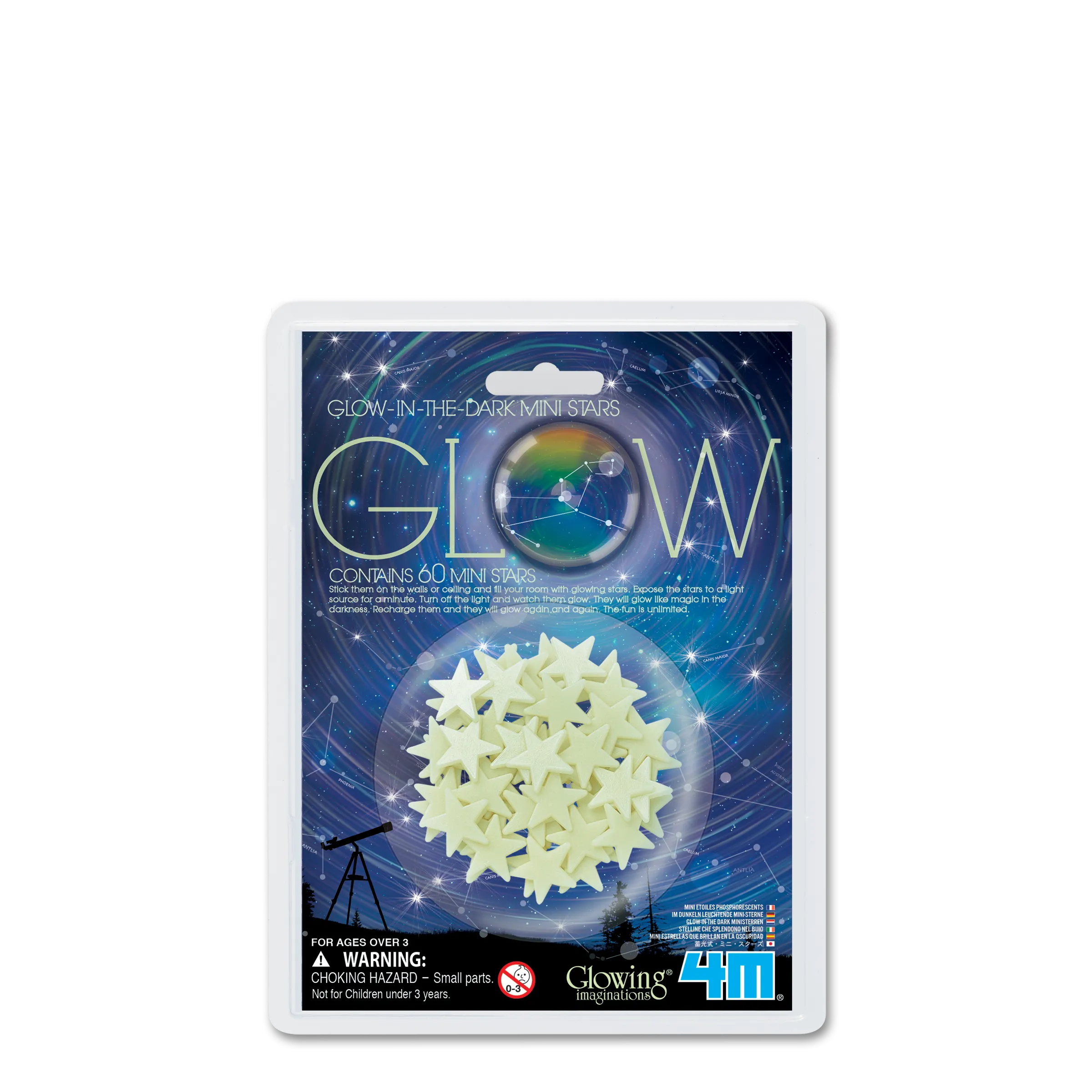 4M Glow in the Dark Mini Stars