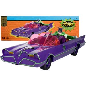 Batman (1966) - Batmobile & The Joker Figure DC Retro Gold Label 6" Scale Action Figure Vehicle 2-Pack
