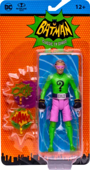 Batman (1966) - The Riddler in Boxing Gloves DC Retro 6” Scale McFarlane Action Figure