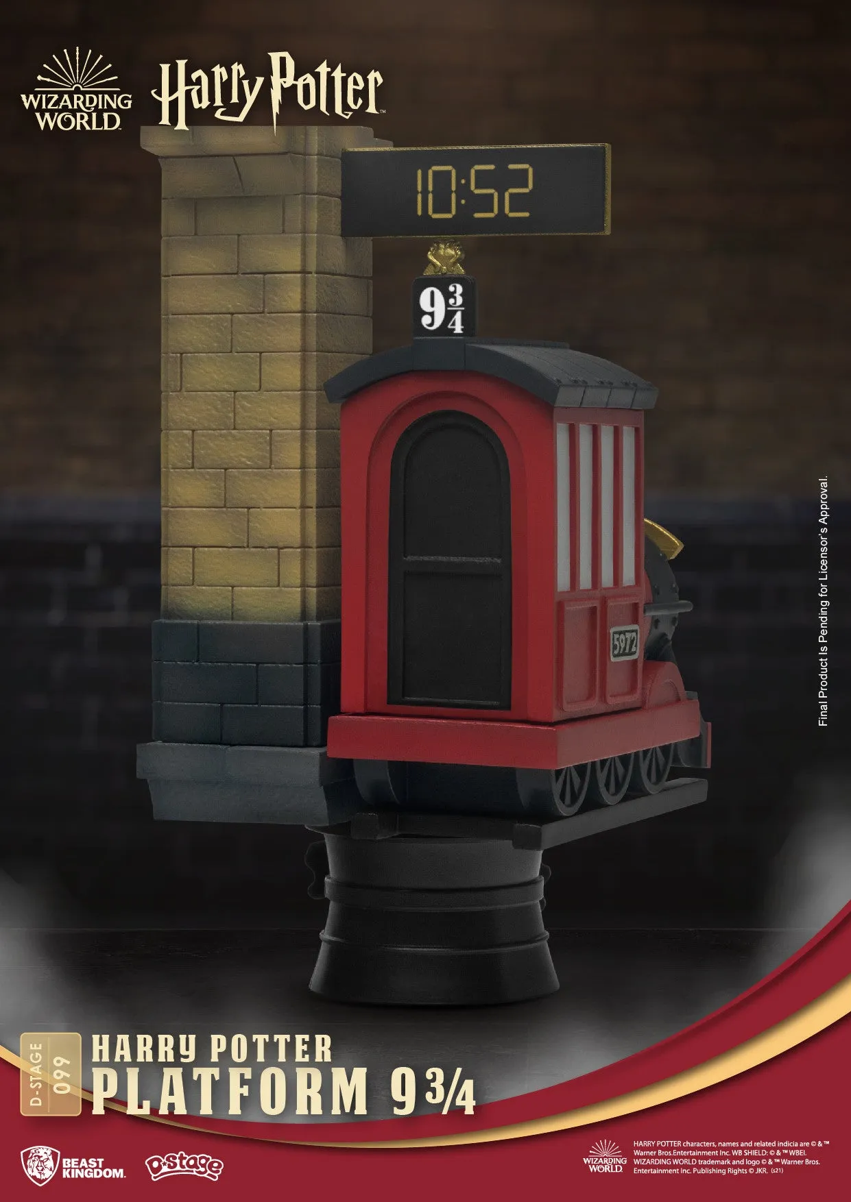 Beast Kingdom D Stage Harry Potter Platform 9 3/4 (Closed Box Packaging)