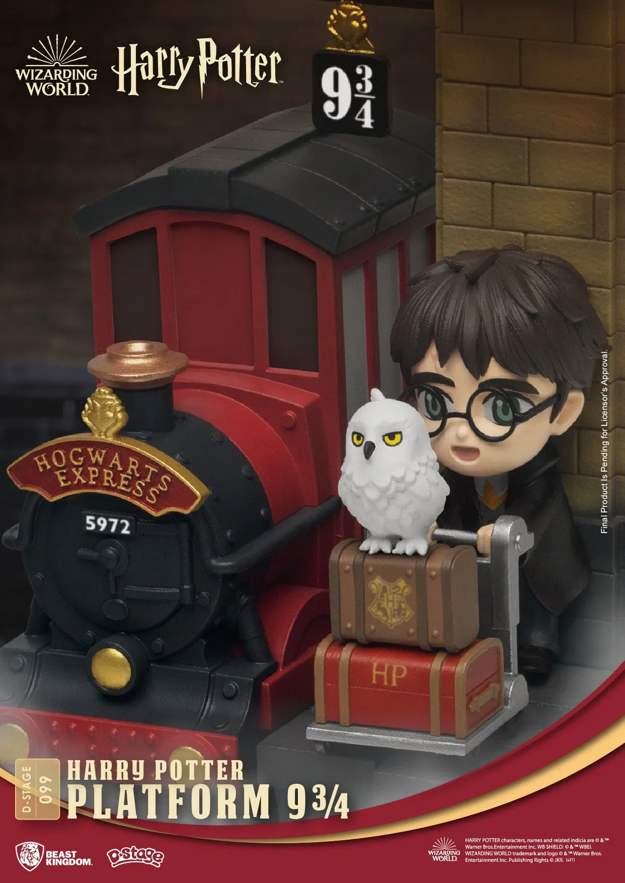 Beast Kingdom D Stage Harry Potter Platform 9 3/4 (Closed Box Packaging)