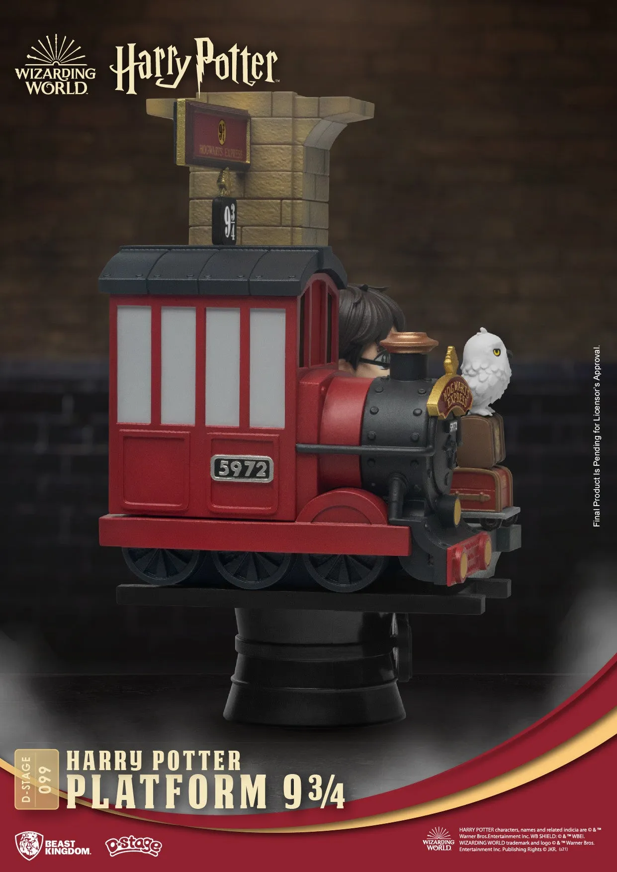 Beast Kingdom D Stage Harry Potter Platform 9 3/4 (Closed Box Packaging)