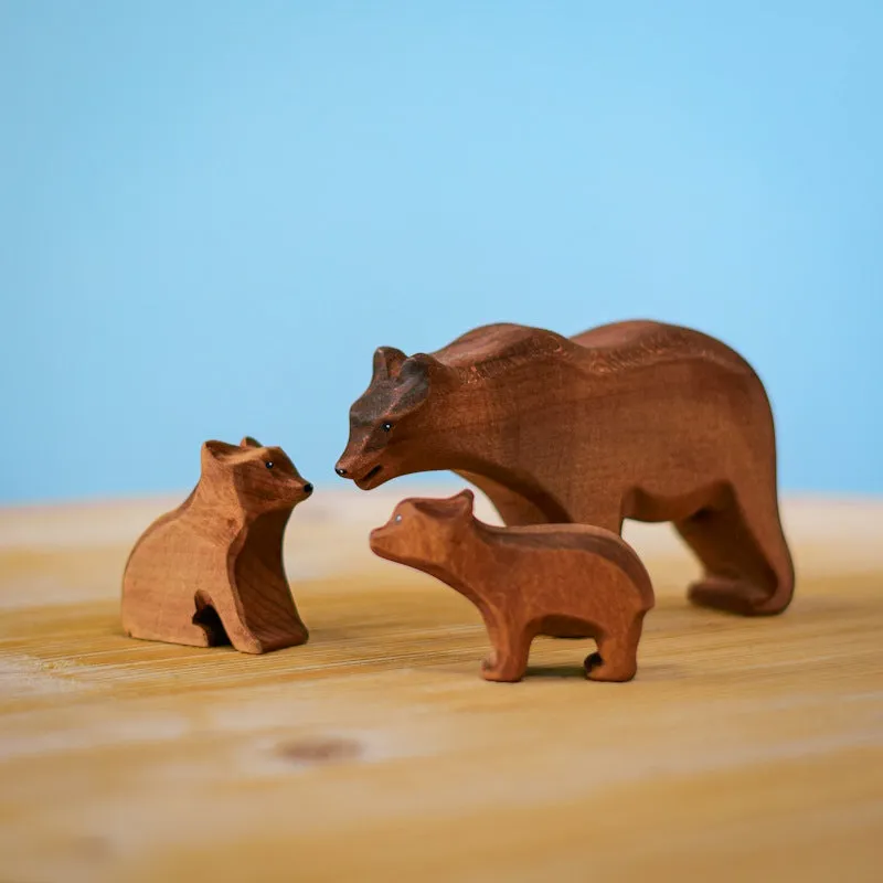 Bumbu Toys | Brown Bear Cub Sitting