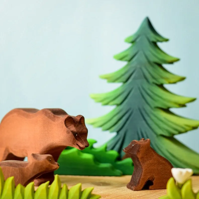 Bumbu Toys | Brown Bear Cub Sitting