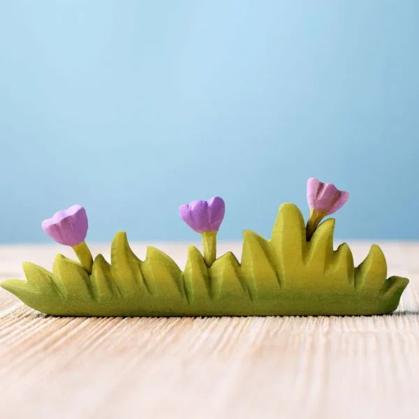 Bumbu Toys | Large Grass with Purple Flowers