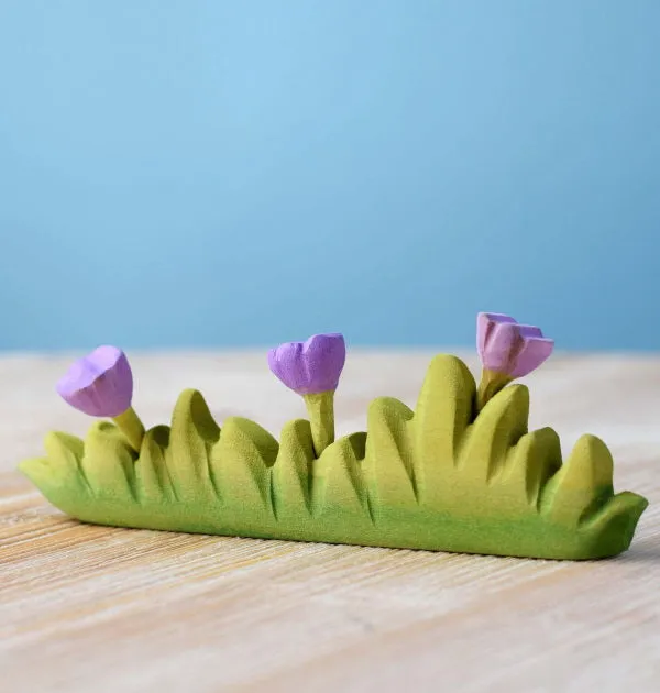 Bumbu Toys | Large Grass with Purple Flowers
