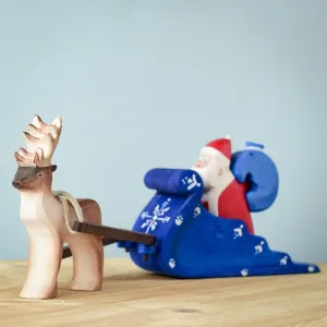 Bumbu Toys | Santa Claus Sleigh & Reindeer