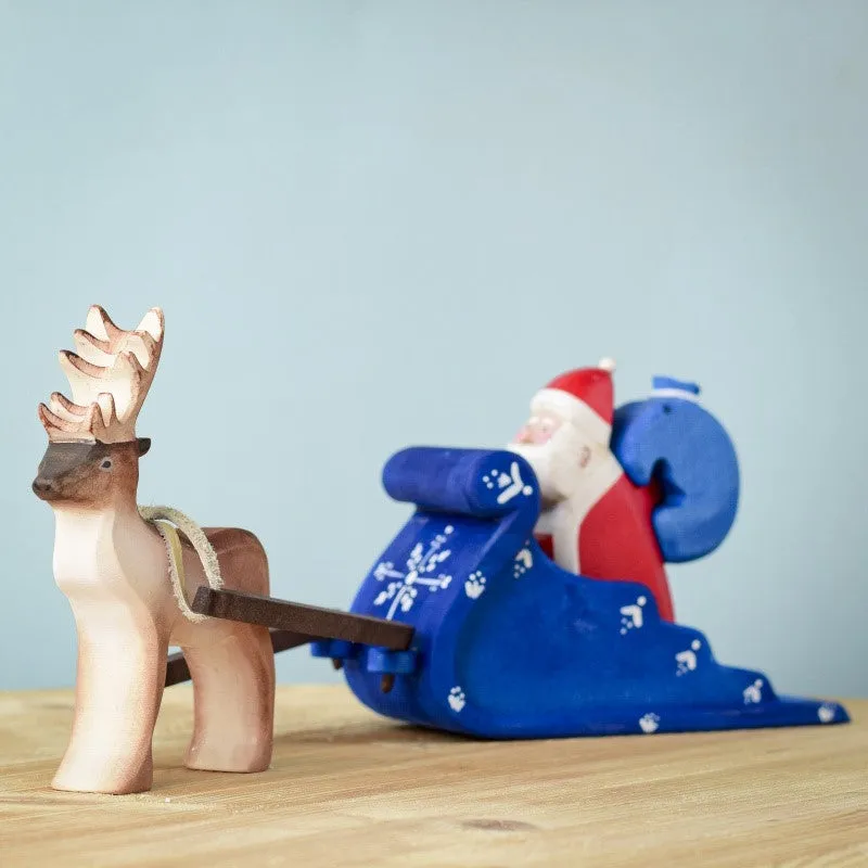Bumbu Toys | Santa Claus Sleigh & Reindeer