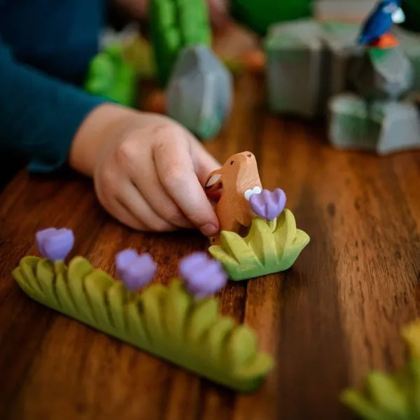 Bumbu Toys | Small Grass with Purple Flower