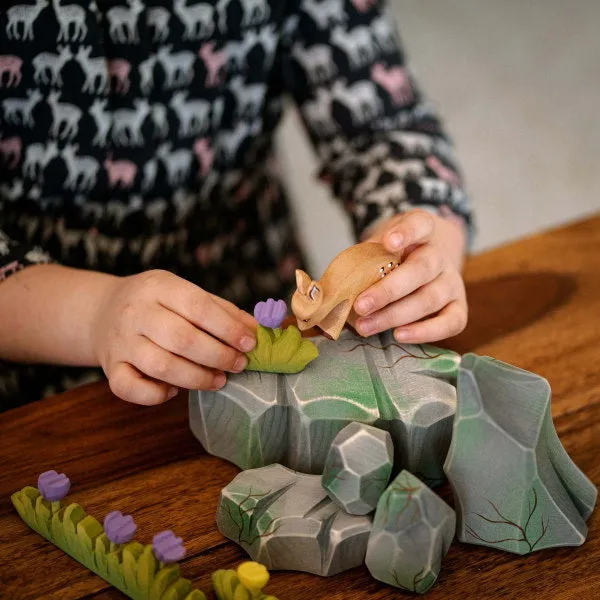 Bumbu Toys | Small Grass with Purple Flower