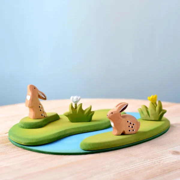 Bumbu Toys | Small Grass with Yellow Flower