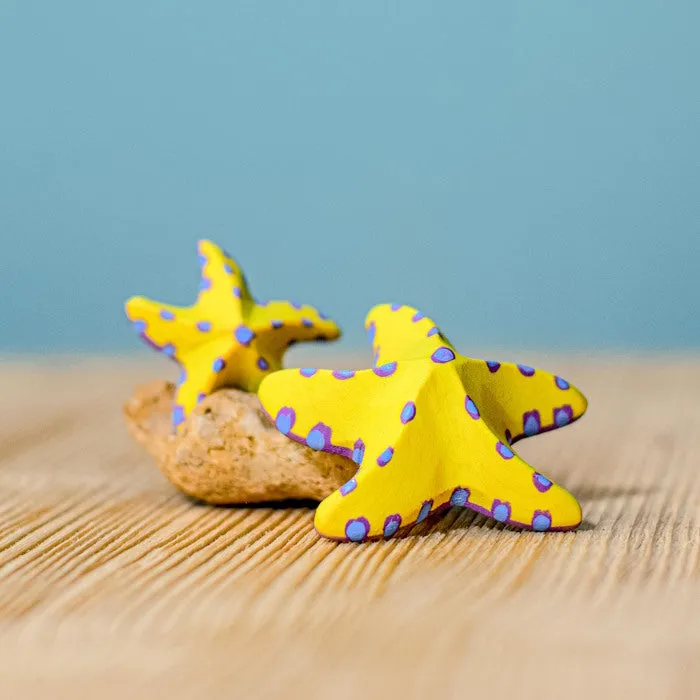Bumbu Toys | Yellow Starfish Set of 2