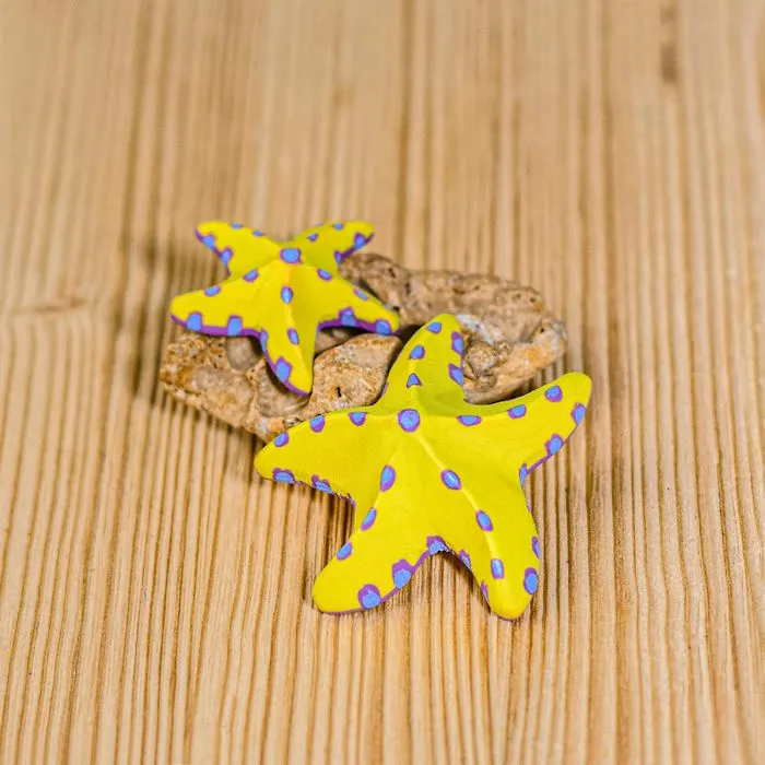 Bumbu Toys | Yellow Starfish Set of 2