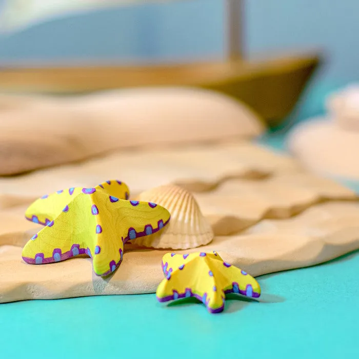 Bumbu Toys | Yellow Starfish Set of 2