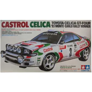 Castrol Toyota Celica GT-Four, 1993 Monte Carlo Rally Winner, 1:24 Scale Model Kit