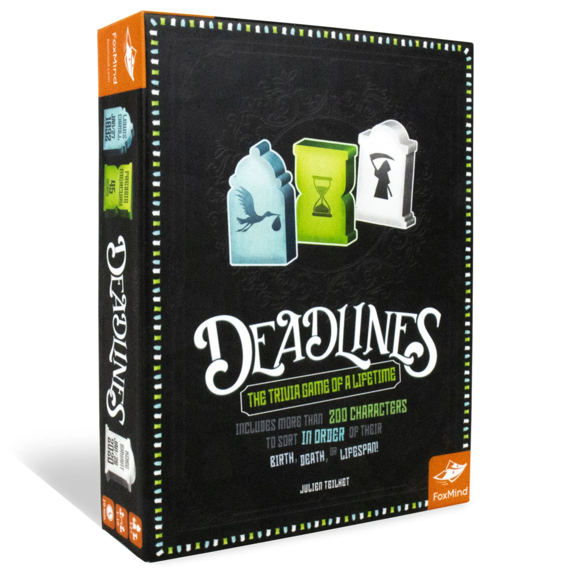 Deadlines FoxMind Pop Culture Trivia Card Game, Ages 12 