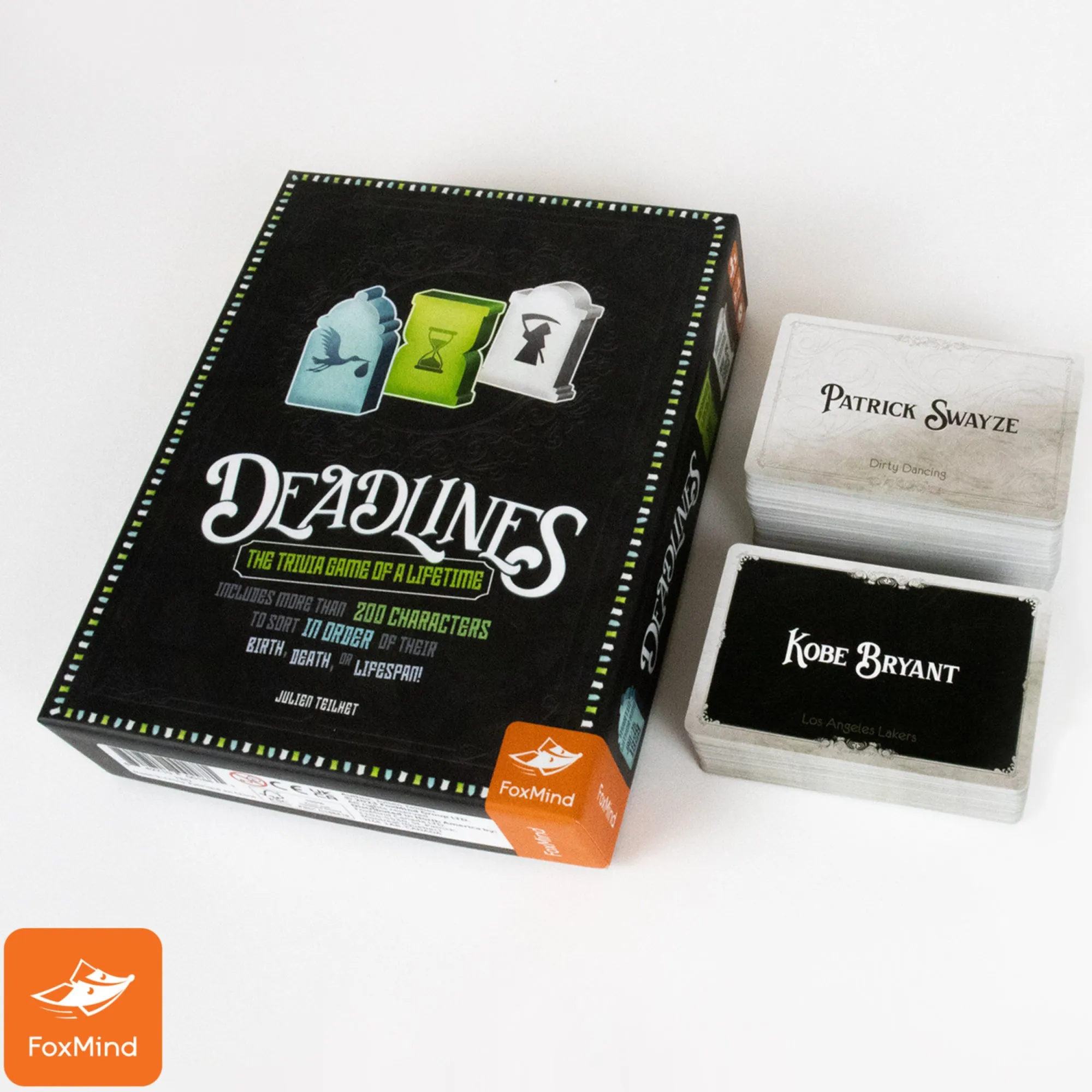 Deadlines FoxMind Pop Culture Trivia Card Game, Ages 12 
