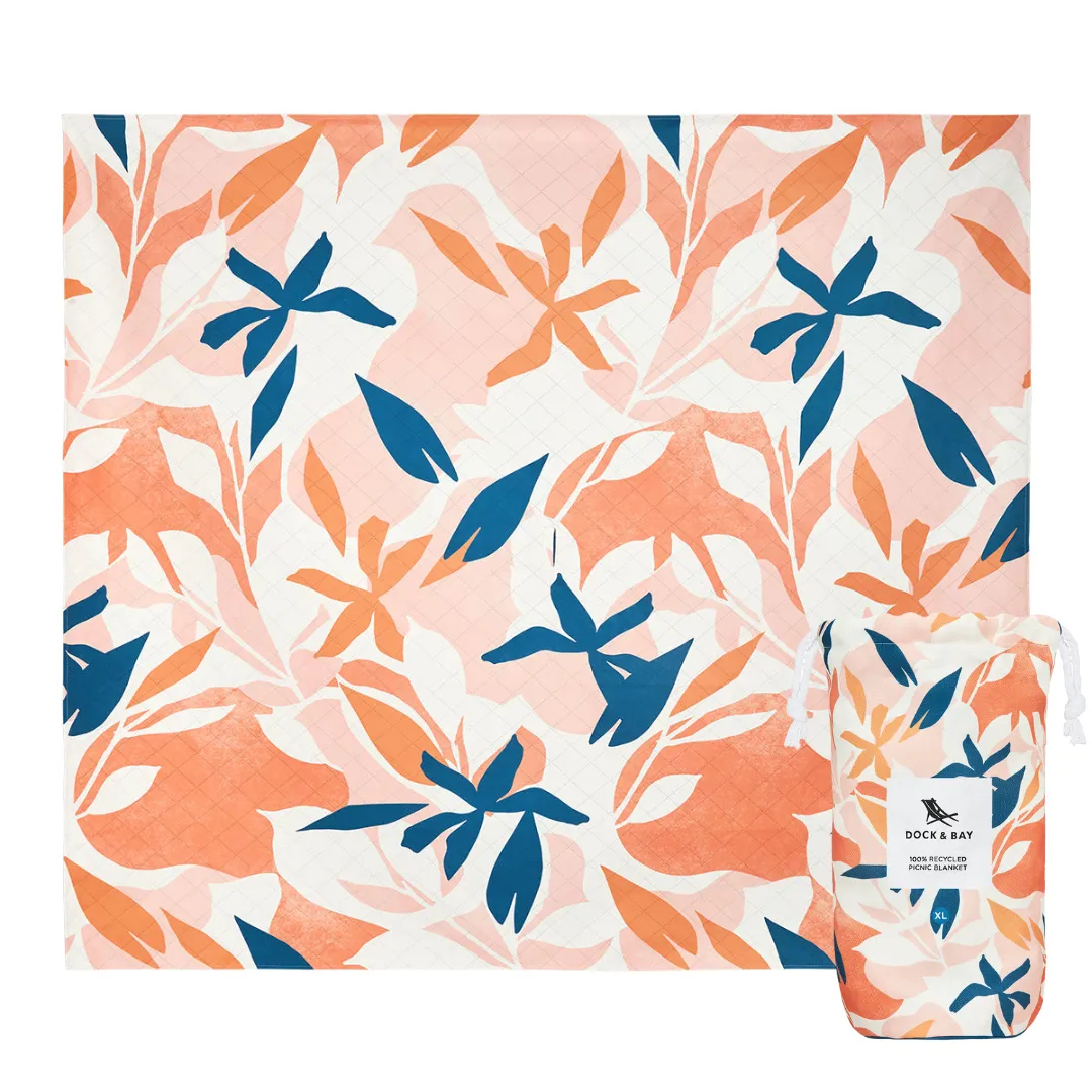 Dock & Bay | Beach Blanket | Terracotta Tropics XL