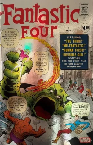 Fantastic Four, Vol. 1, #1 Facsimile FOIL Variant Comic