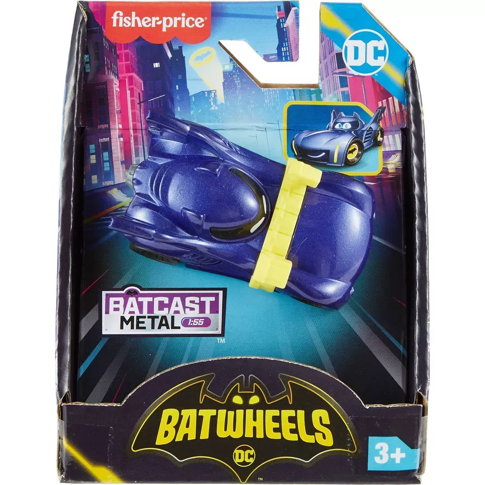 Fisher Price Batwheels 1:55 Diecast - Bam The Batmobile