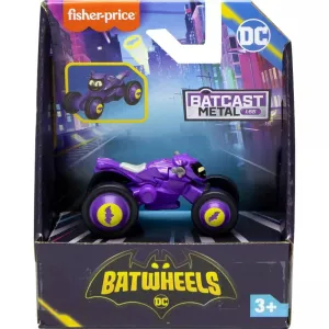 Fisher-Price Batwheels 1:55 Light Up 2 Pack Bibi The Batgirl Cycle 4-Wheeler  Diecast