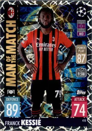 Franck Kessie, Man of the Match, 2021-22 Topps Match Attax UEFA Champions & Europa League
