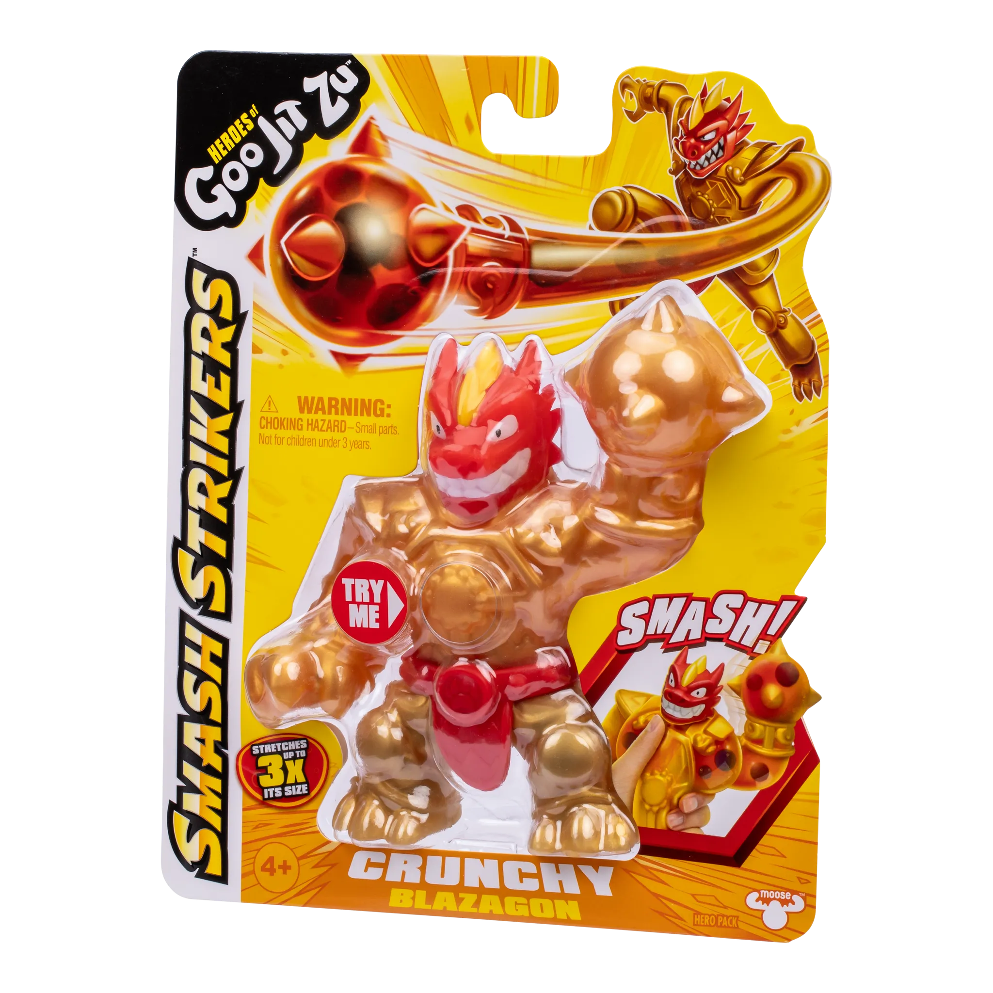 Heroes Of Goo Jit Zu Series 12 Smash Strikers Hero Crunchy Blazagon