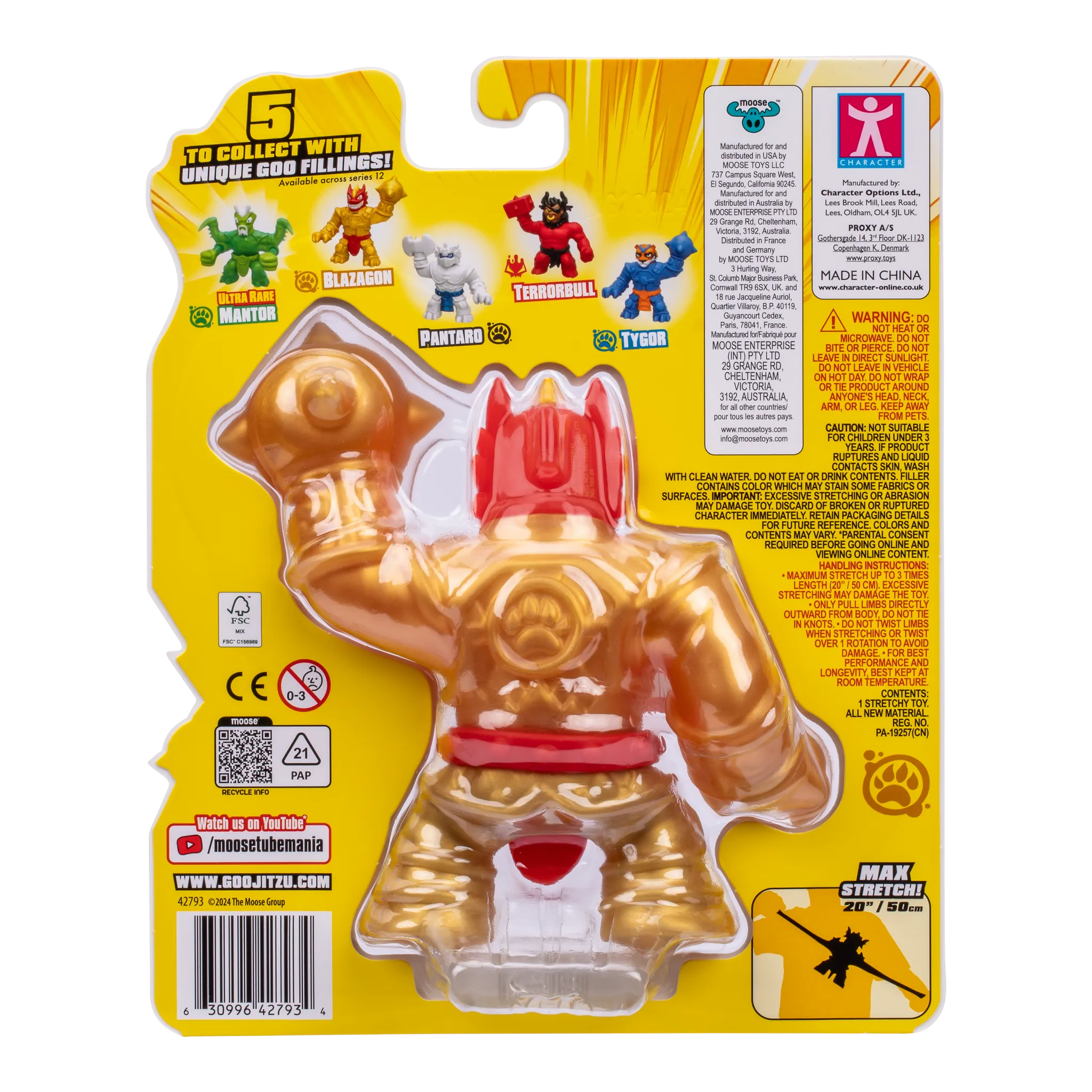 Heroes Of Goo Jit Zu Series 12 Smash Strikers Hero Crunchy Blazagon
