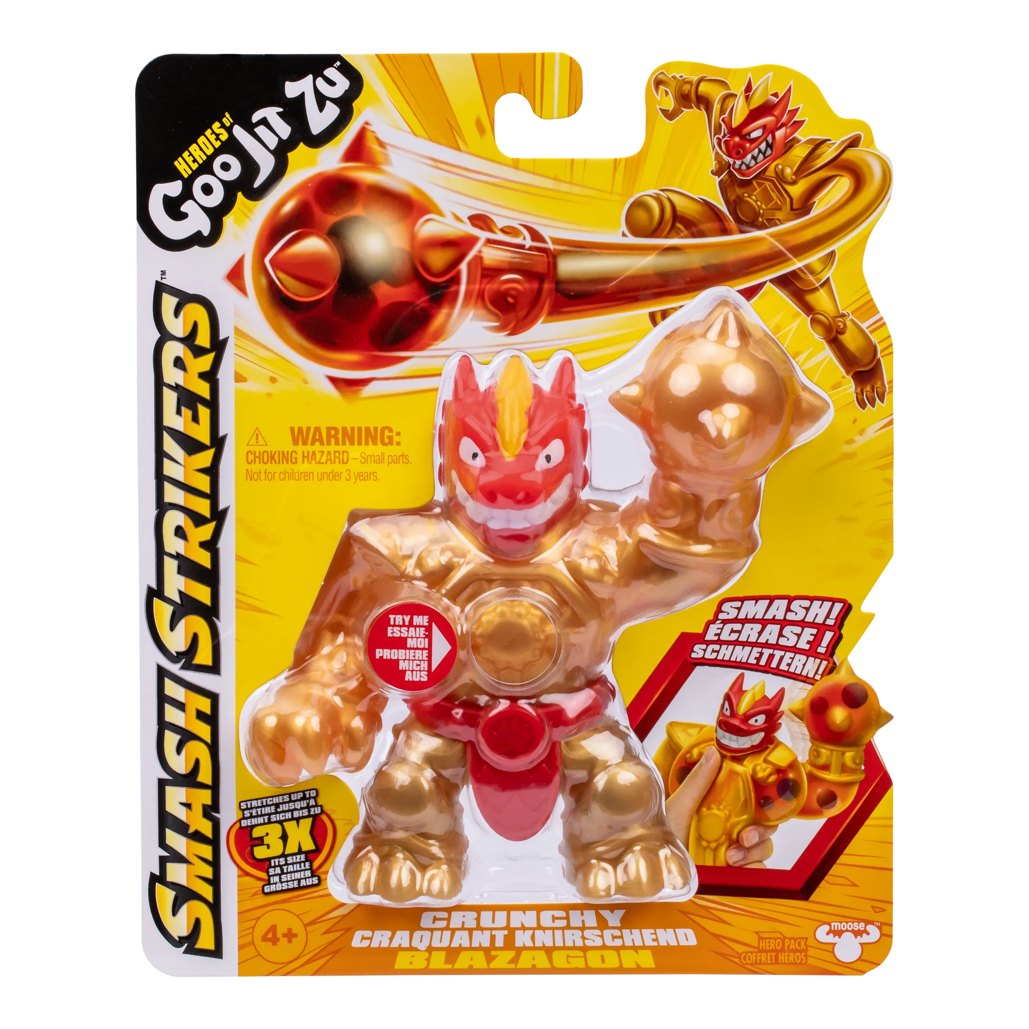 Heroes Of Goo Jit Zu Series 12 Smash Strikers Hero Crunchy Blazagon