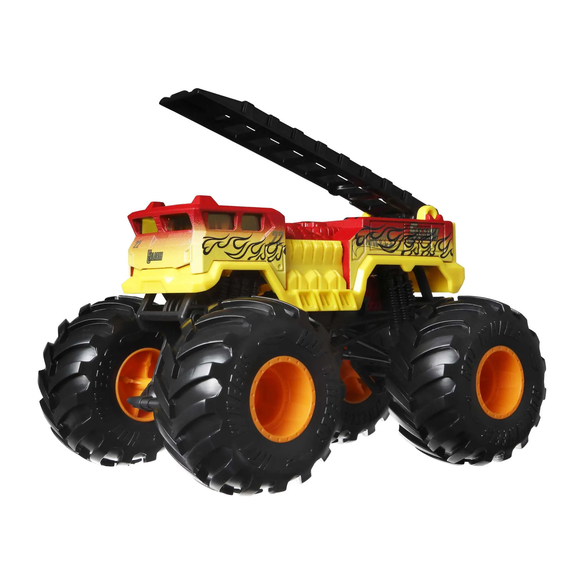 Hot Wheels 1:24 Monster Trucks 5 Alarm Red/Yellow