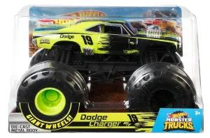 Hot Wheels 1:24 Monster Trucks Dodge Charger R/T Green
