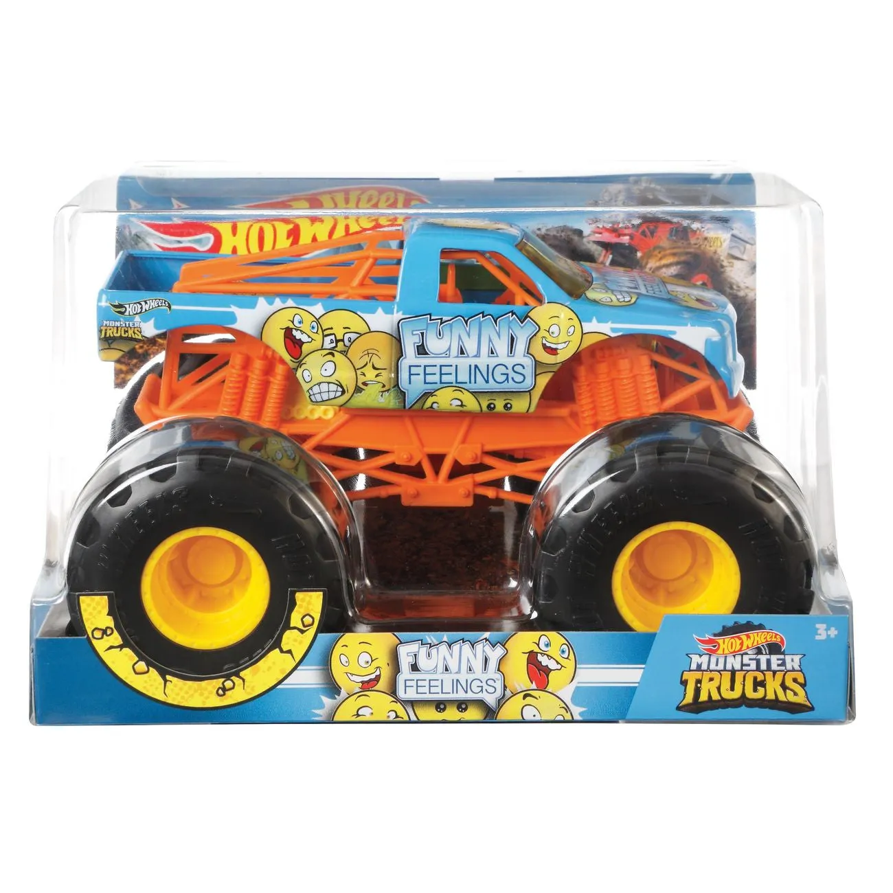 Hot Wheels 1:24 Monster Trucks Funny Feelings
