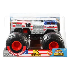 Hot Wheels 1:24 Monster Trucks Giant Wheels 5 Alarm