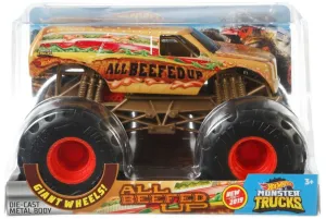 Hot Wheels 1:24 Monster Trucks Giant Wheels All Beefed Up