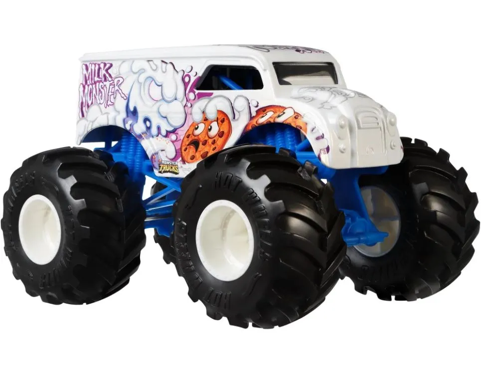 Hot Wheels 1:24 Monster Trucks Giant Wheels Milk Monster
