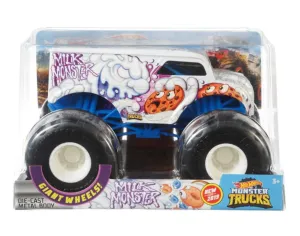 Hot Wheels 1:24 Monster Trucks Giant Wheels Milk Monster
