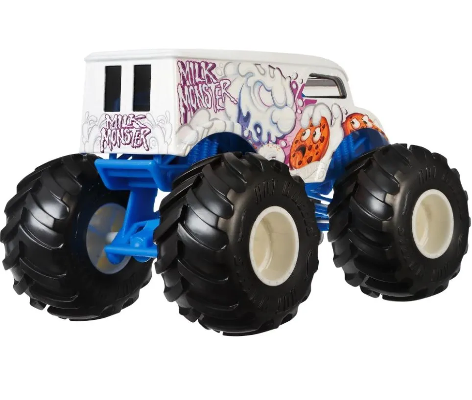 Hot Wheels 1:24 Monster Trucks Giant Wheels Milk Monster