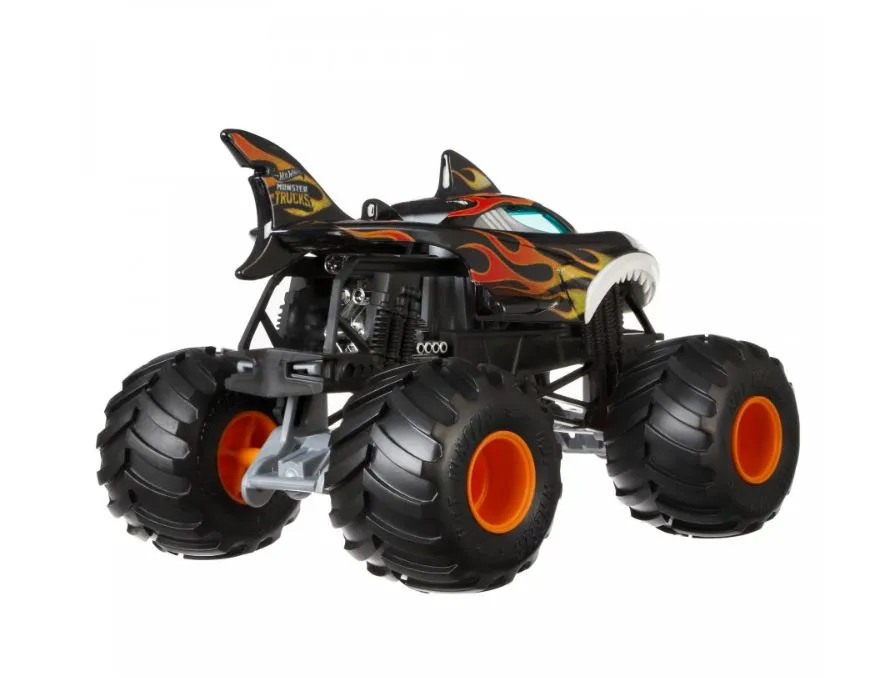 Hot Wheels 1:24 Monster Trucks Giant Wheels Shark Wreak