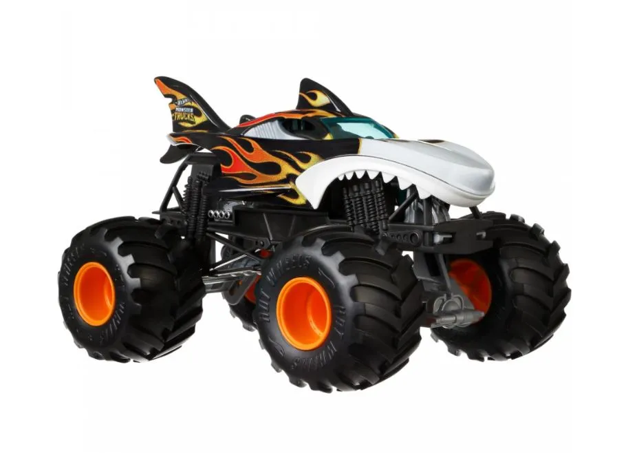 Hot Wheels 1:24 Monster Trucks Giant Wheels Shark Wreak