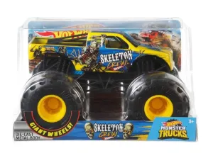 Hot Wheels 1:24 Monster Trucks Giant Wheels Skeleton Crew