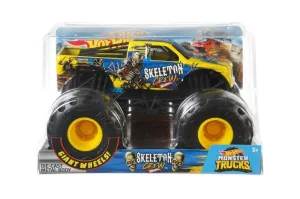 Hot Wheels 1:24 Monster Trucks Giant Wheels Skeleton Crew