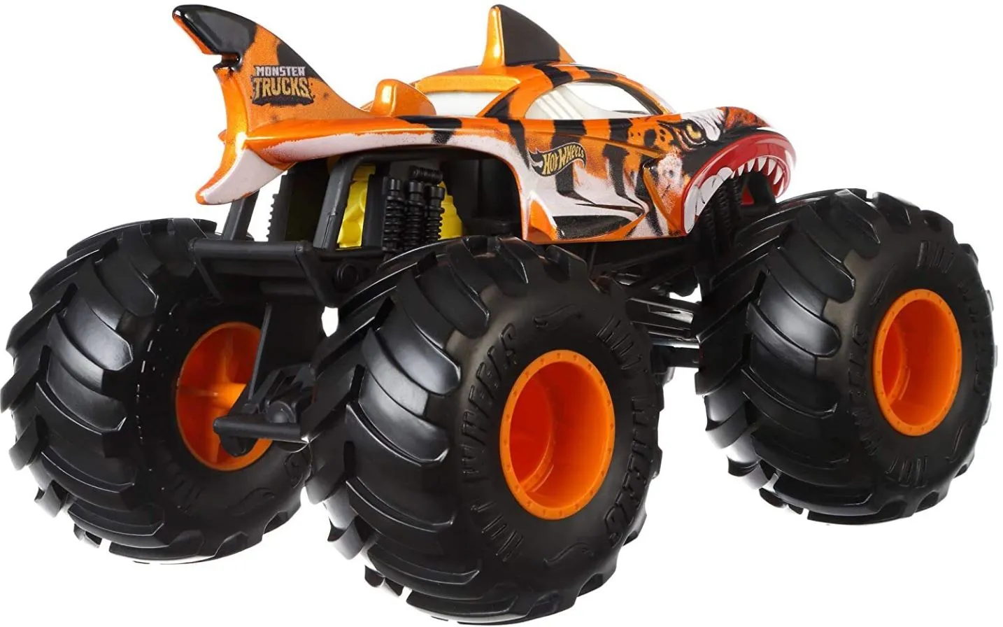 Hot Wheels 1:24 Monster Trucks Giant Wheels Tiger Shark