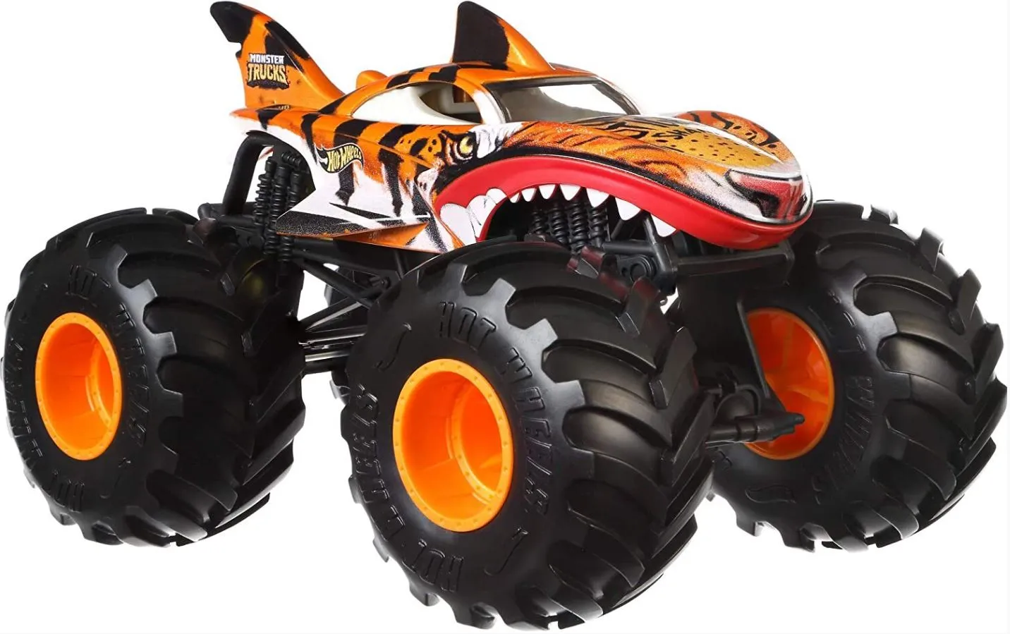 Hot Wheels 1:24 Monster Trucks Giant Wheels Tiger Shark