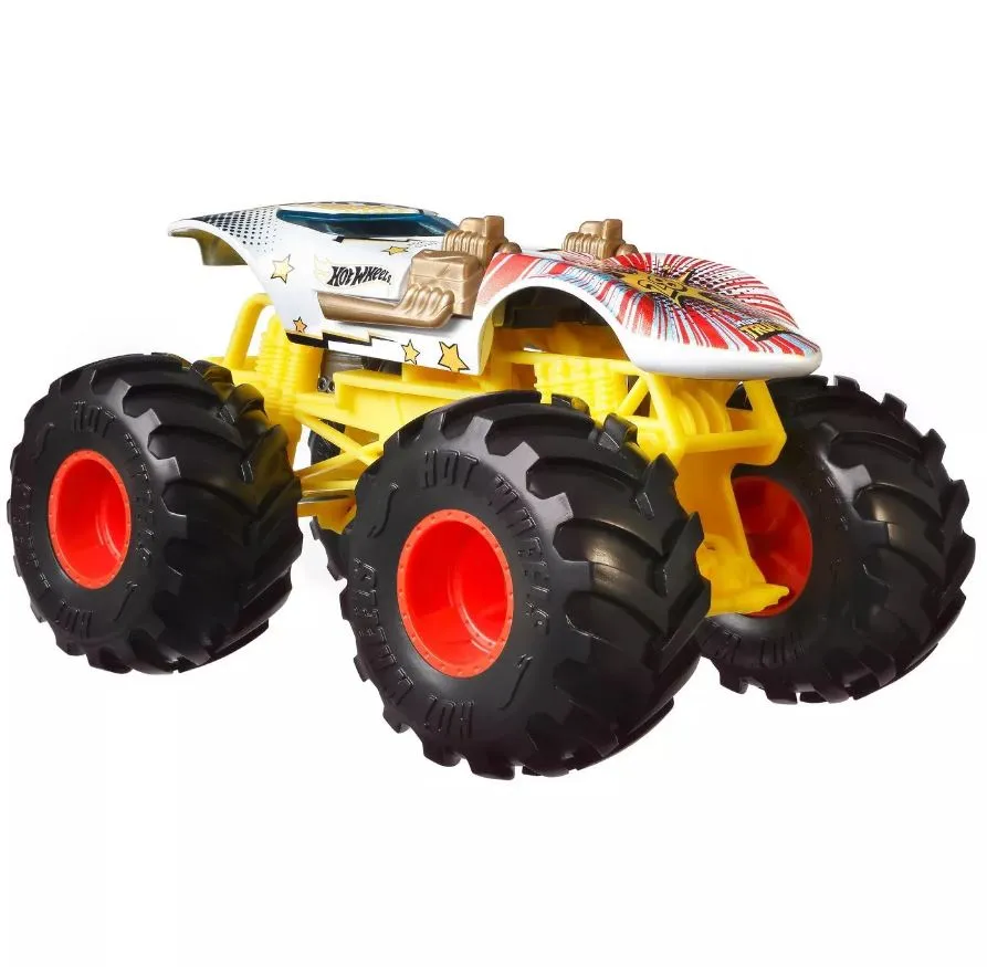Hot Wheels 1:24 Monster Trucks Giant Wheels Twin Mill White