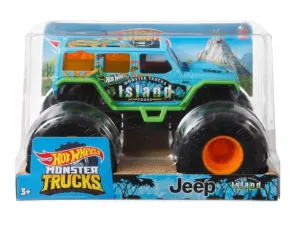 Hot Wheels 1:24 Monster Trucks Jeep Island Tours