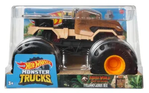 Hot Wheels 1:24 Monster Trucks Jurassic World Tyrannosaurus Rex