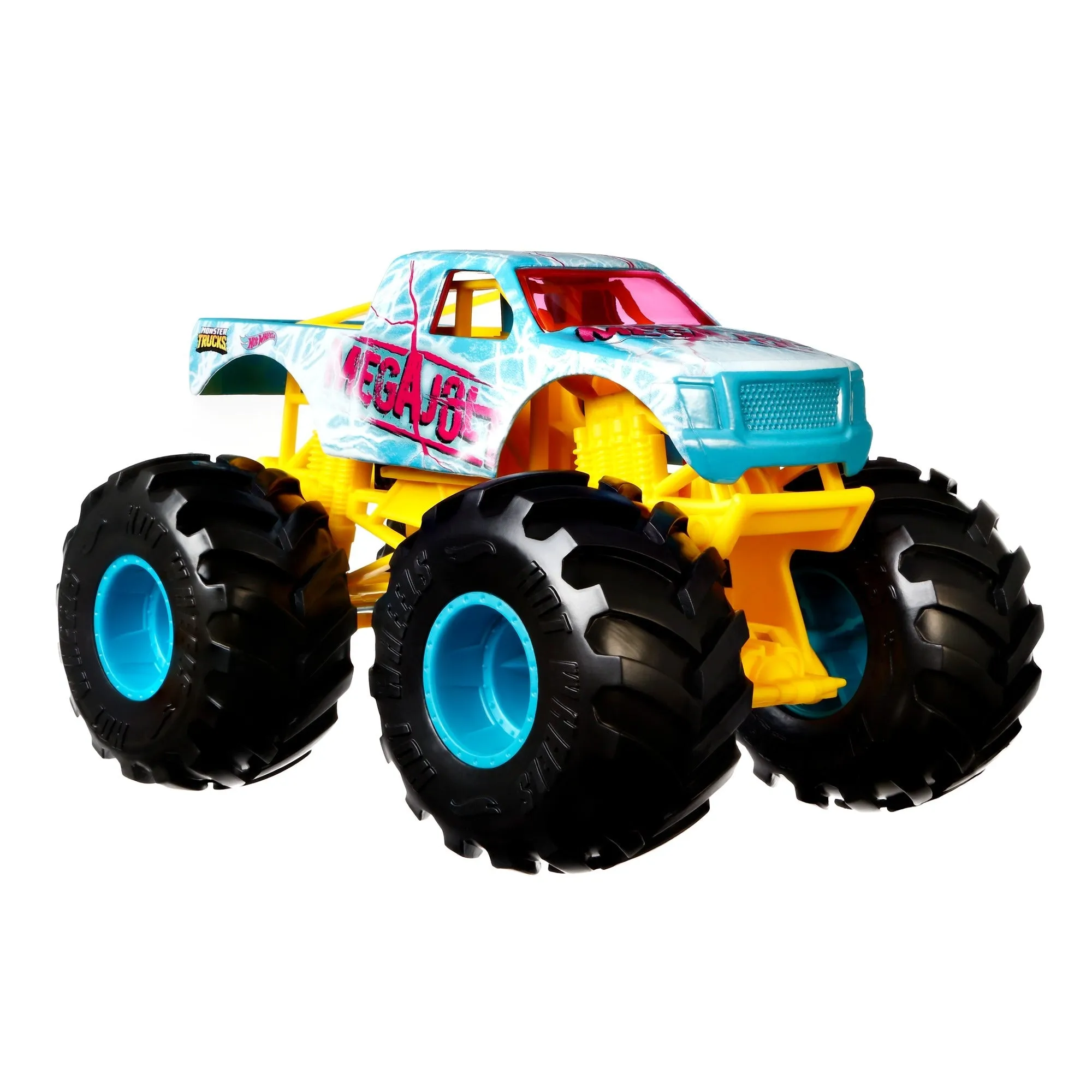 Hot Wheels 1:24 Monster Trucks Megajolt Blue