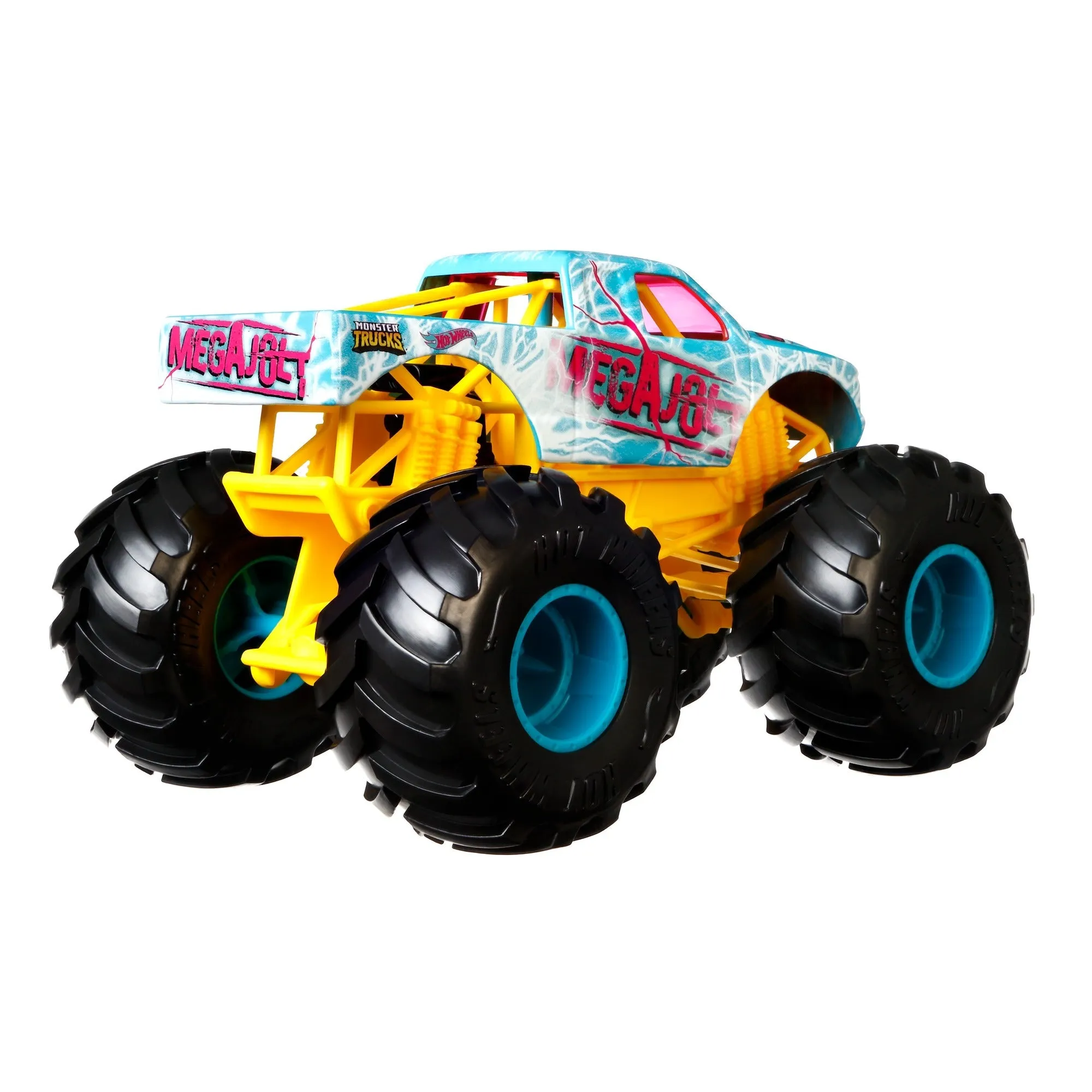 Hot Wheels 1:24 Monster Trucks Megajolt Blue